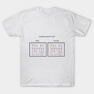 Human karyotype T-Shirt